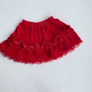 Hanna Andersson Red Tulle Skirt